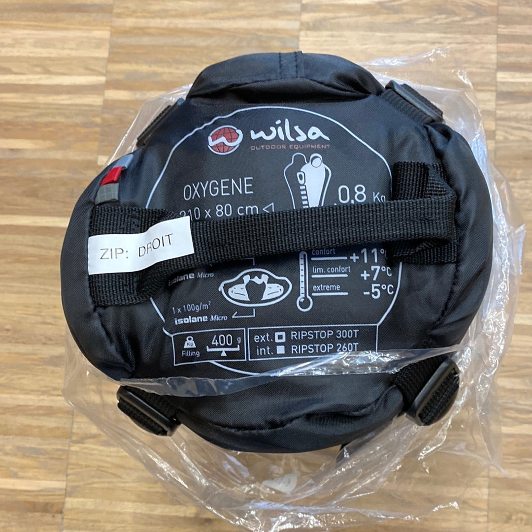 Sac de couchage WILSA Oxygene (noir)