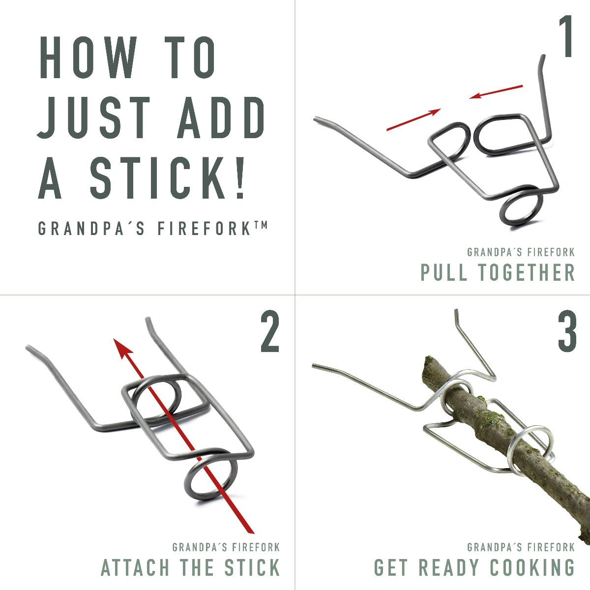 Grandpa's Firefork Lightmyfire