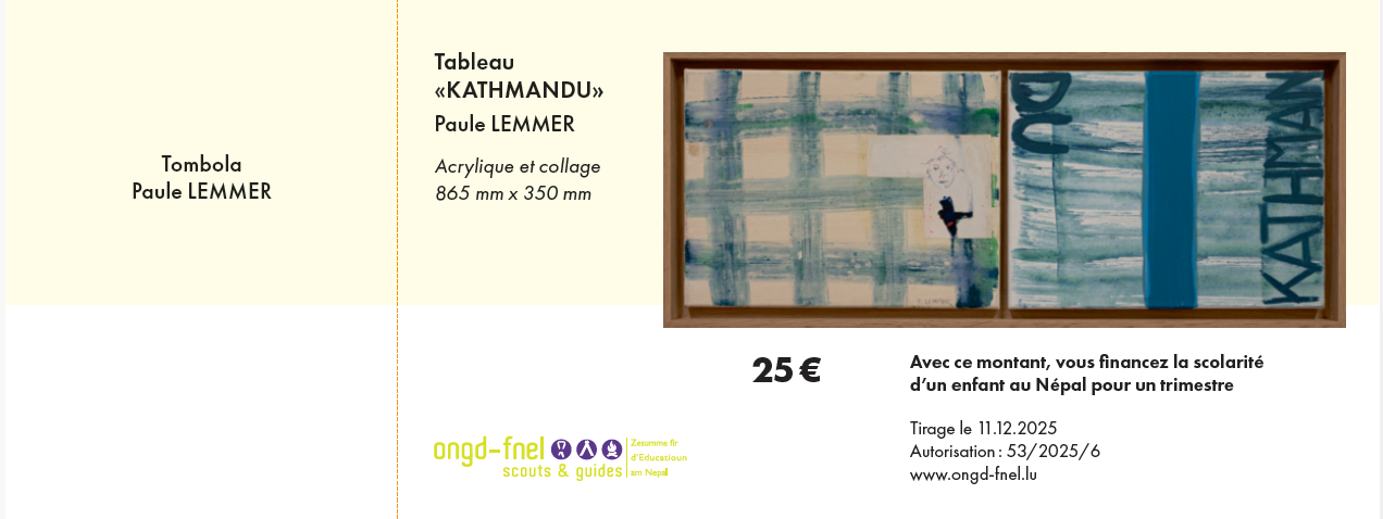 Tombola ONGD-FNEL 2025